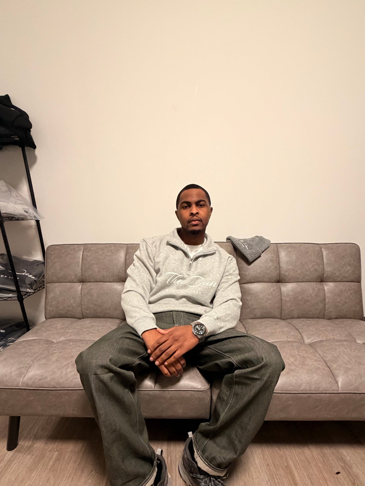 Heather Grey Quarter Zip